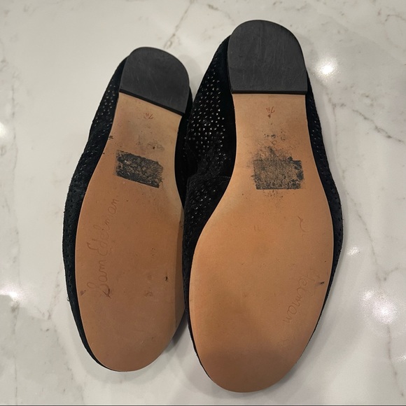 🎉HOST PICK🎉 Sam Edelman black suede Felicia ballet flats - Picture 7 of 14